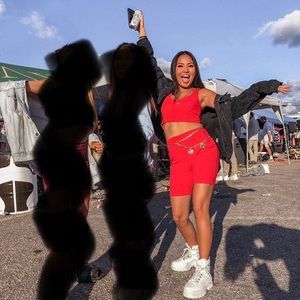 Boohoo Red Co-ord Set